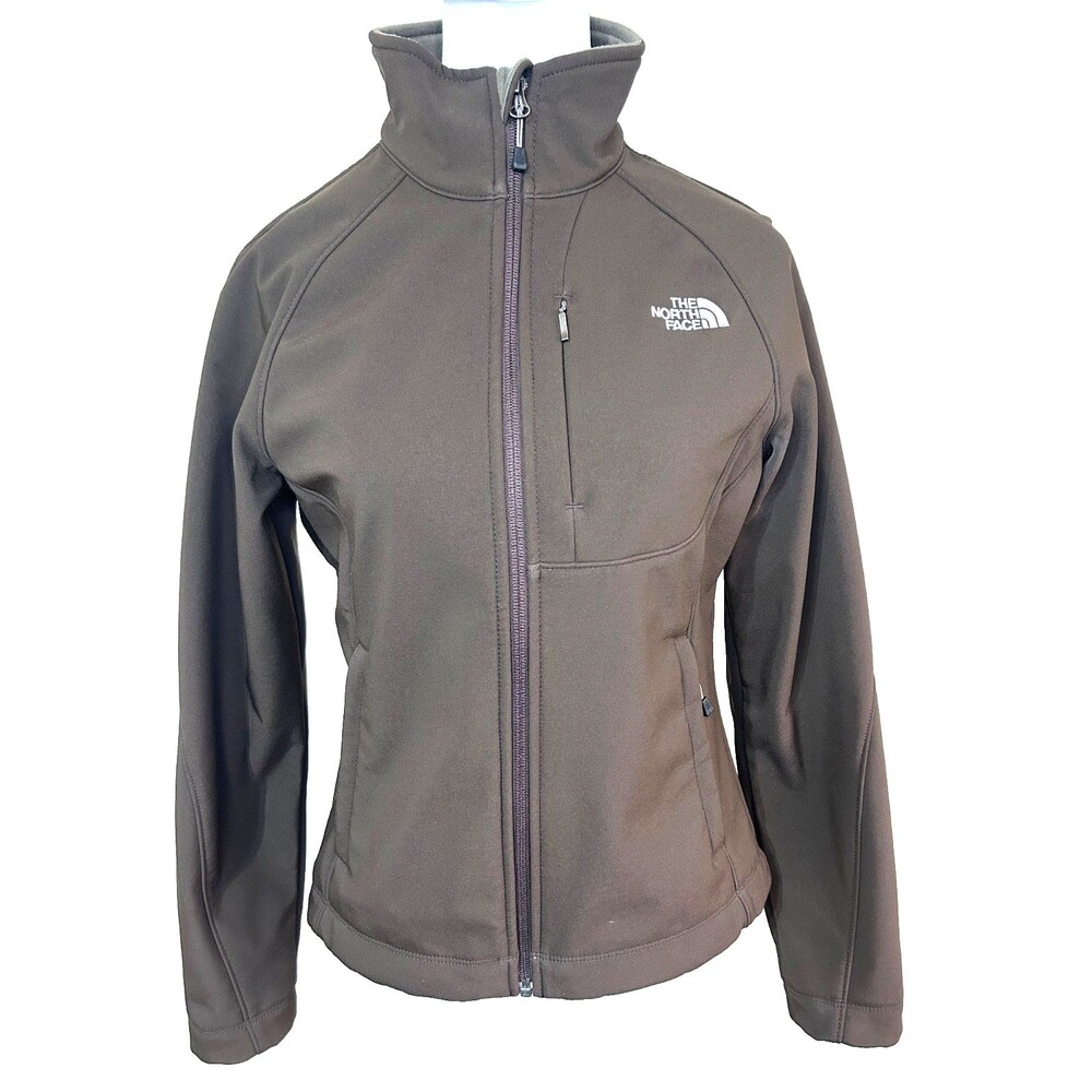 Women’s North Face Apex Softshell Jacket Brown P/S